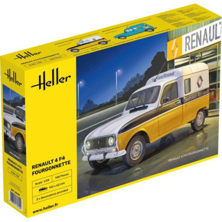 RENAULT 4 F4 FOURGONNETTE 1/24 HELLER