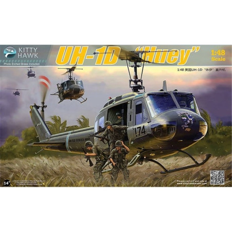 UH-1D HUEY 1/48 KITTY HAWK