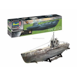 TYPE VII C/41 1/72 REVELL