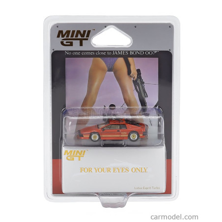 LOTUS ESPRIT TURBO JAMES BOND 007 RIEN Q POUR VOS YEUX 1981 1/64 MINI GT