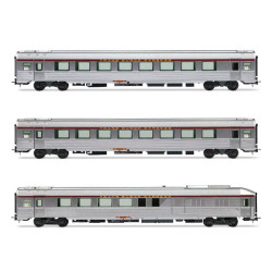 1/87 JOUEF COFFRET 3 VOITURES TEE JULES VERNE SNCF