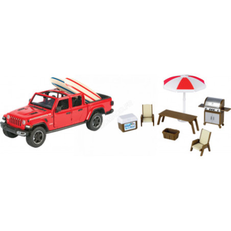 JEEP GLADIATOR RUBICON 2021 AVEC ACCESSOIRES 1/24 MOTORMAX