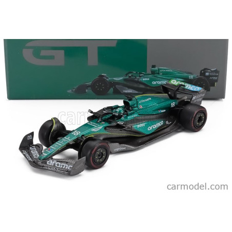 ASTON MARTIN F1 AMR24 TEAM ARAMCO COGNIZANT N°18 LANCE STROLL 2024 1/64 MINI GT