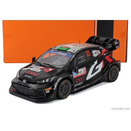 TOYOTA GR YARIS RALLY 1 HYBRIDE N°33 RALLYE DU JAPON 2024 1/18 IXO