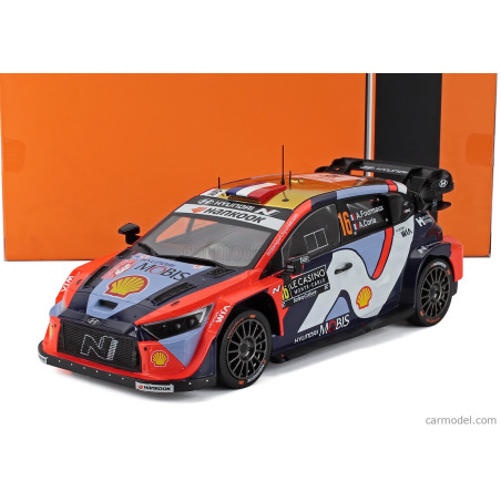 HYUNDAI I20 N RALLY 1 N°16 WRC RALLYE DE MONTE CARLO 2025 1/18 IXO