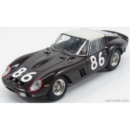 FERRARI 250 GTO N°86 TARGA FLORIO 1962 1/18 CMC