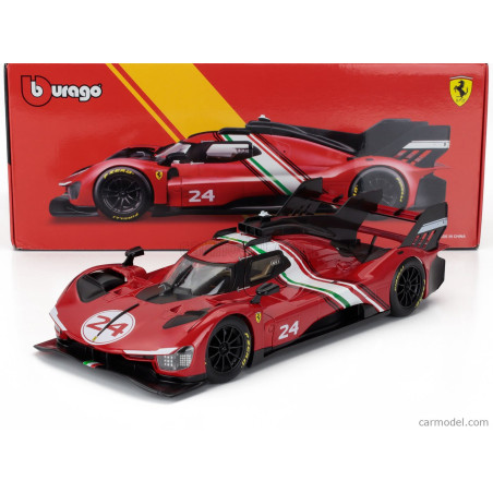 FERRARI 499P 3.0L TURBO V6 N°24 MODIFICATA 2024 1/18 BURAGO