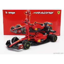 FERRARI F1 F23 TEAM SCUDERIA FERRARI N°16 CHARLES LECLERC 2023 AVEC PILOTE 1/24 BURAGO