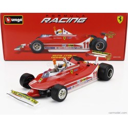 FERRARI F1 312 T4 N°11 GRAND PRIX DE MONZA 1979 1ER ET CHAMPION DU MONDE AVEC PILOTE 1/18 BURAGO