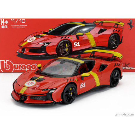 FERRARI SF90 XX STRADALE N°51 1/18 BURAGO