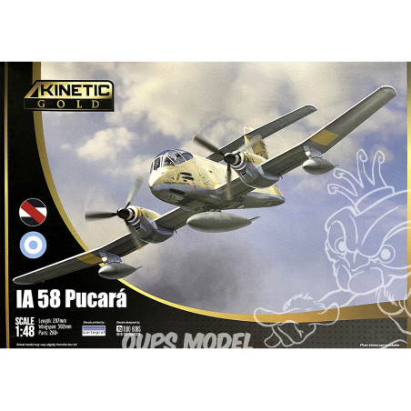 IA 58 PUCARA 1/48 KINETIC GOLD