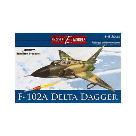 F-102A DELTA DAGGER 1/48 ENCORE E MODELS