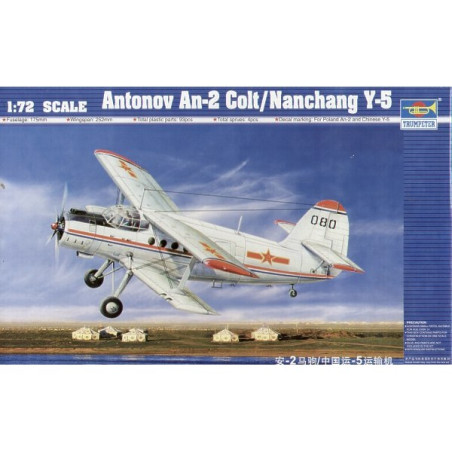 ANTONOV AN-2 COLT/NANCHANG Y-5 1/72 TRUMPETER