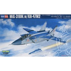 MIG-31BM.W/KH-47M2 1/48 HOBBY BOSS