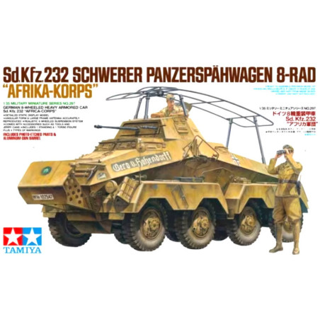 SD.KFZ.232 AFRICA KORPS 1/35 TAMIYA