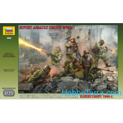 TROUPES D'ASSAUT SOVIETIQUES KONIGSBERG 1944 1/35 ZVESDA