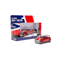MINI COOPER DRAPEAU ANGLAIS 1/36 CORGI