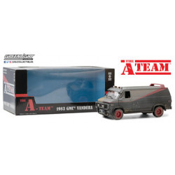 GMC VANDURA 1983 "L'AGENCE TOUS RISQUES" AVEC IMPACT DE BALLES 1/24 GREENLIGHT
