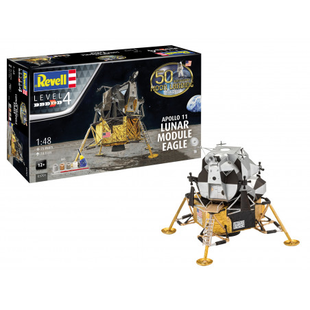 MODEL SET APOLLO MODULE LUNAIRE EAGLE 1/48 REVELL