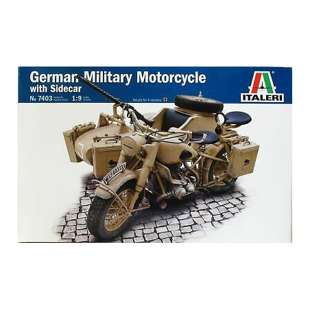 BMW 75 + SIDECAR 1/9 ITALERI