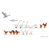 1/87 NOCH ANIMAUX LES POUES ET LES OIES 1