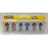 1/87 NOCH PERSONNAGES  LES OUVRIERS DE CHANTIER