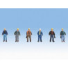 1/87 NOCH PERSONNAGES  LES OUVRIERS DE CHANTIER 1