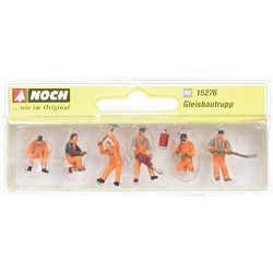 1/87 NOCH PERSONNAGES  EQUIPE DE POSEURS DE VOIES