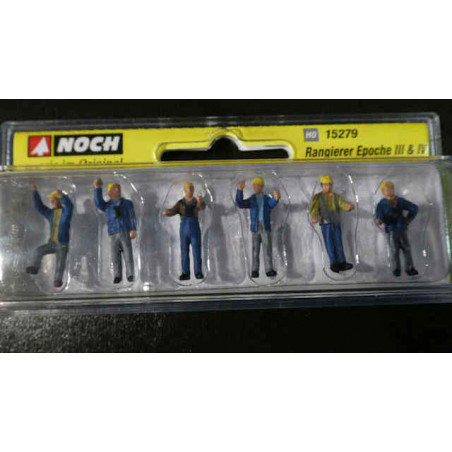 1/87 NOCH PERSONNAGES  EQUIPE DE MANOEUVRE