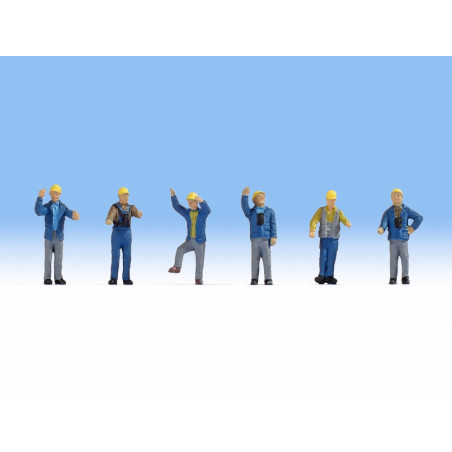 1/87 NOCH PERSONNAGES  EQUIPE DE MANOEUVRE 1