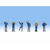1/87 NOCH PERSONNAGES  EQUIPE DE MANOEUVRE 1