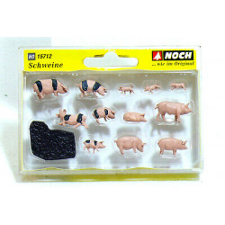 1/87 NOCH ANIMAUX LES COCHONS