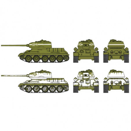 T34/85 1/72 ITALERI 2