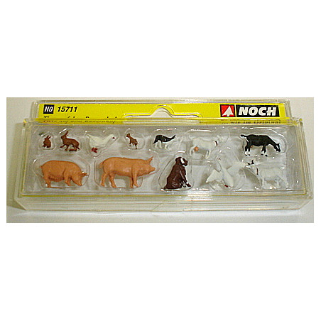 1/87 NOCH ANIMAUX A LA FERME