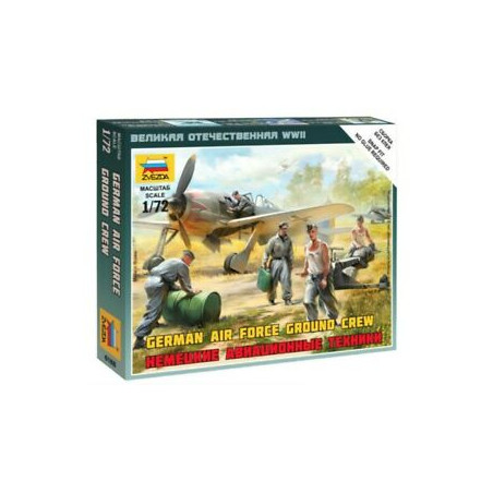 MECANICIENS LUFTWAFFE 1/72 ZVESDA