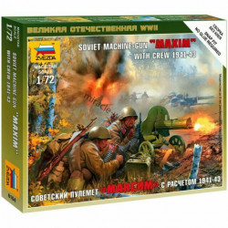 MITRAILLEUSE SOVIETIQUE 1941-1943 1/72 ZVESDA