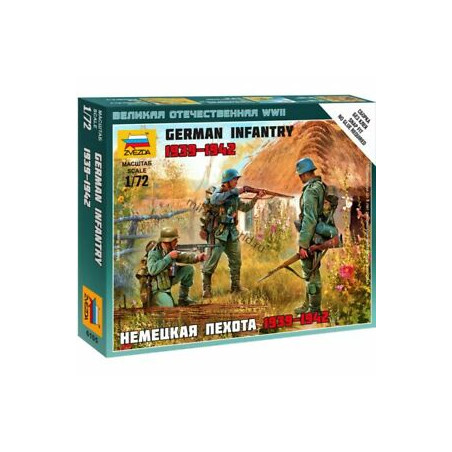 INFANTERIE ALLEMANDE 1939-1942 1/72 ZVESDA