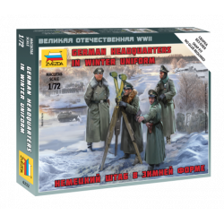 ETAT MAJOR ALLEMANDS HIVER 1/72 ZVESDA