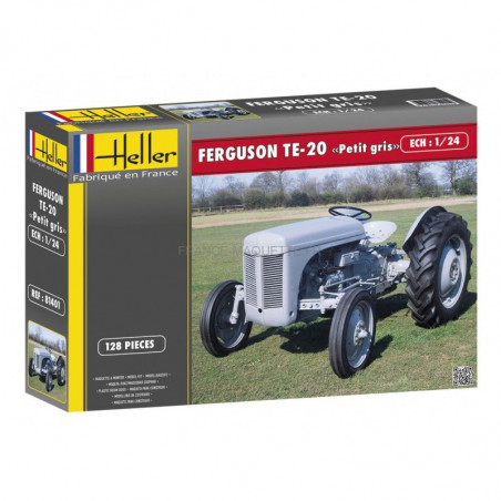 TRACTEUR FERGUSON TE.20 PETIT GRIS 1/24 HELLER